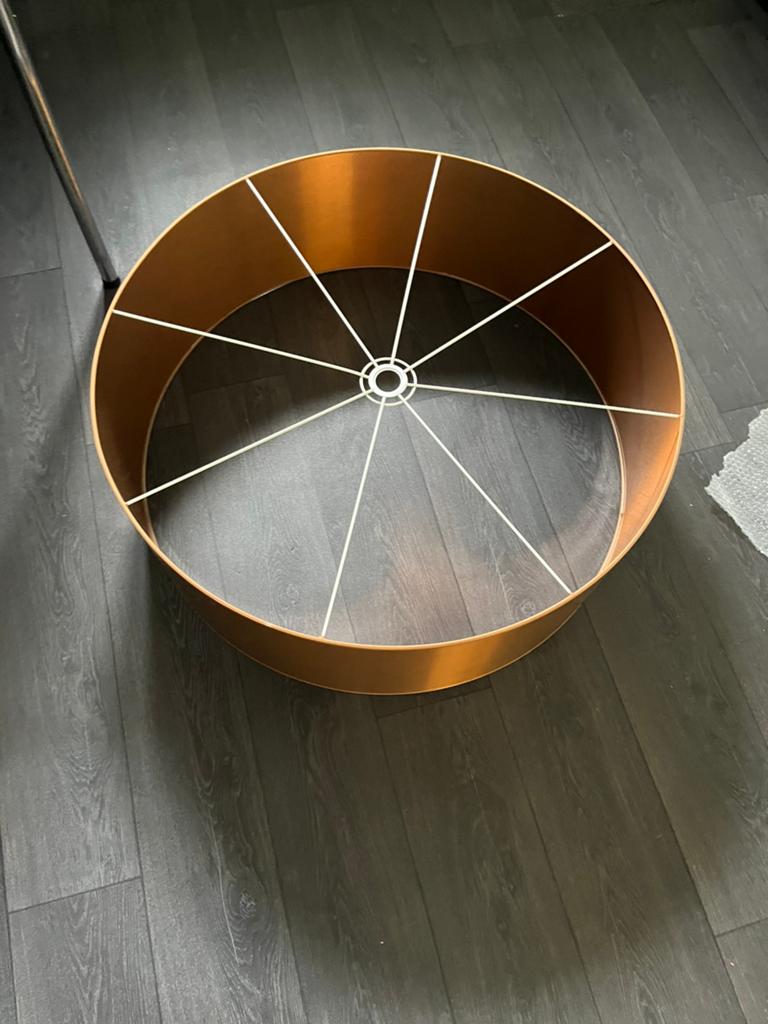 Lampenkap GROOT 90cm, Ophalen, Zo goed als nieuw, Rond