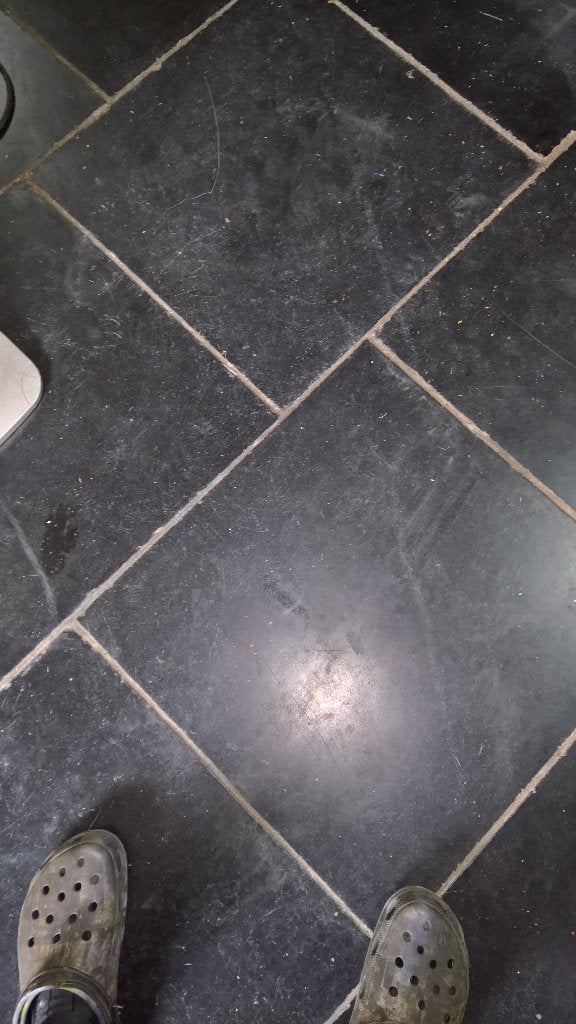 Restant Belgisch hardsteen tegels 60 x 60 cm +/- 70 m2, Ophalen, 60 cm of meer, Hardsteen, 60 cm of meer