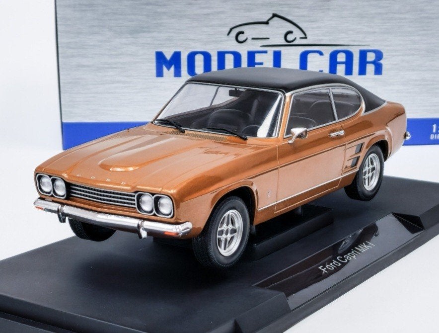 1:18 Ford Capri MKI GXL uit 1973 Model Car Groep, Hobby en Vrije tijd, Ophalen of Verzenden, Nieuw, Auto, Overige merken