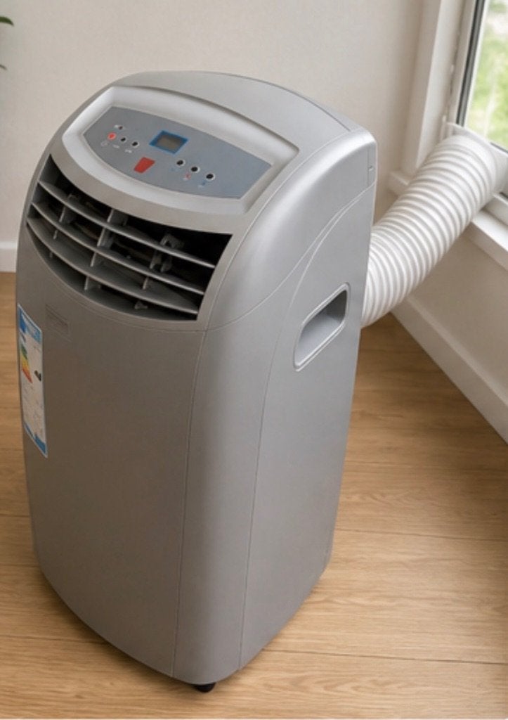 Zeer krachtige mobiele airco 12000btu, incl slang, Witgoed en Apparatuur, Ophalen, Gebruikt, Minder dan 60 m³, 3 snelheden of meer