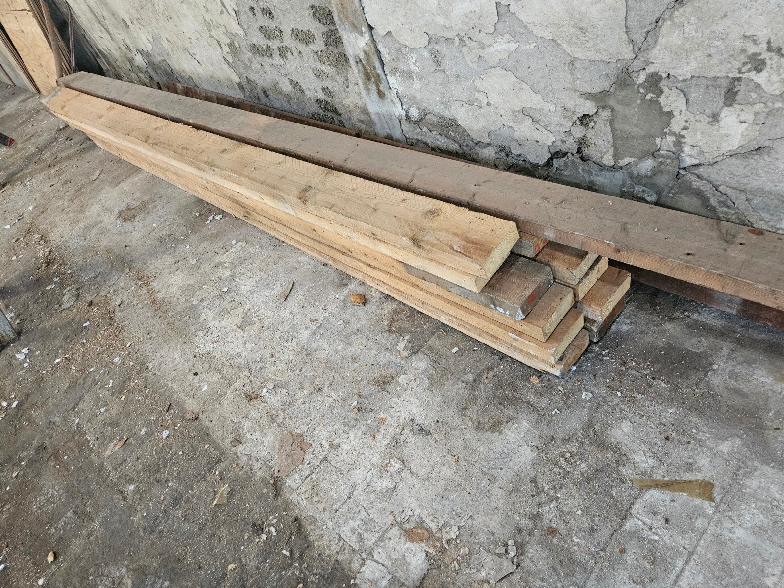 12 vuren balk 58 x 155mm 360cm, Doe-het-zelf en Verbouw, Ophalen, Gebruikt, Balk, Vuren