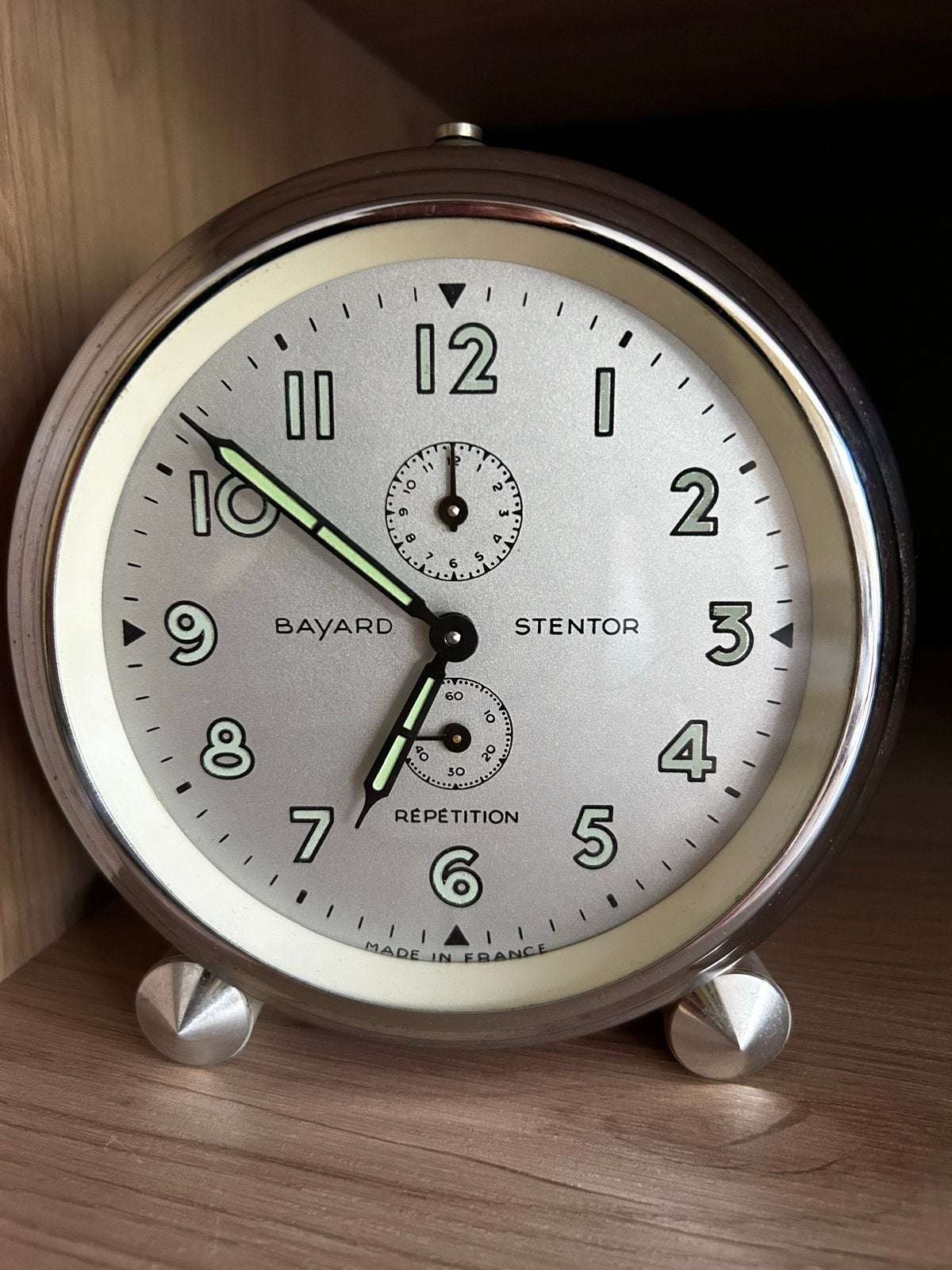 Vintage Bayard Stentor Wekker - Rood, Ophalen of Verzenden