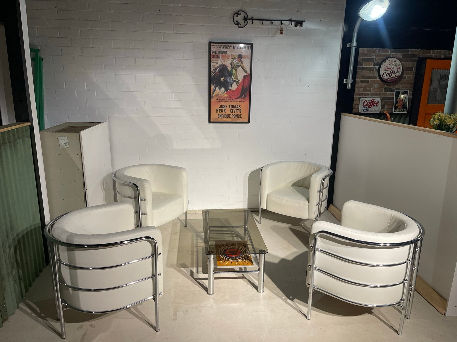 Zanotta Onda Fauteuil vintage Artdeco retro fauteuil stoelen, Ophalen, Gebruikt, Geen, 75 tot 100 cm