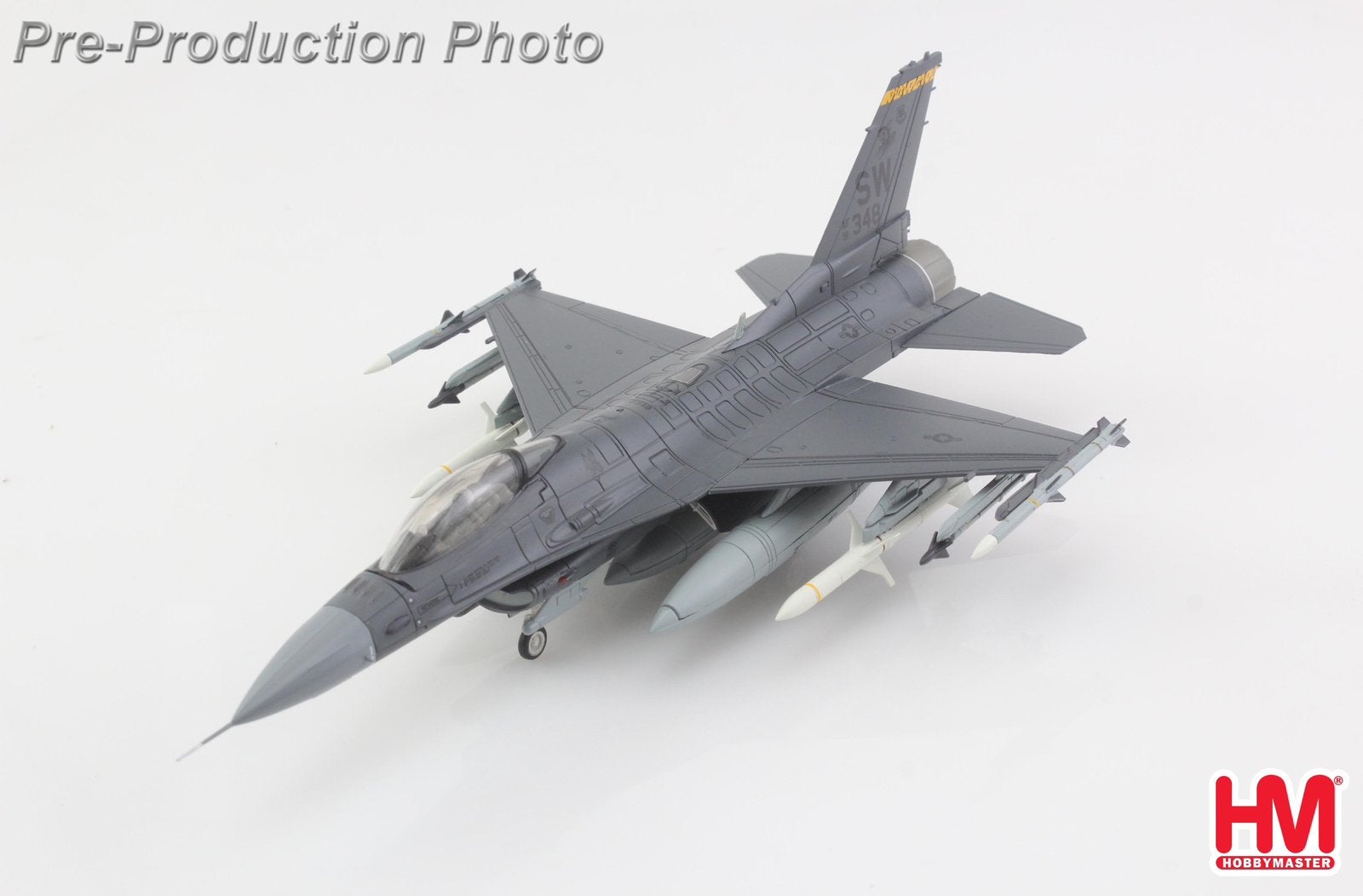 Hobby Master HA38082 | Lockheed F-16C Fighting Falcon, Ophalen, Schaalmodel, Nieuw, Pilot Station