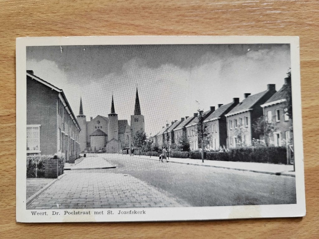 ansicht WEERT Jozefskerk Poelstraat, Ophalen, Voor 1920, Limburg