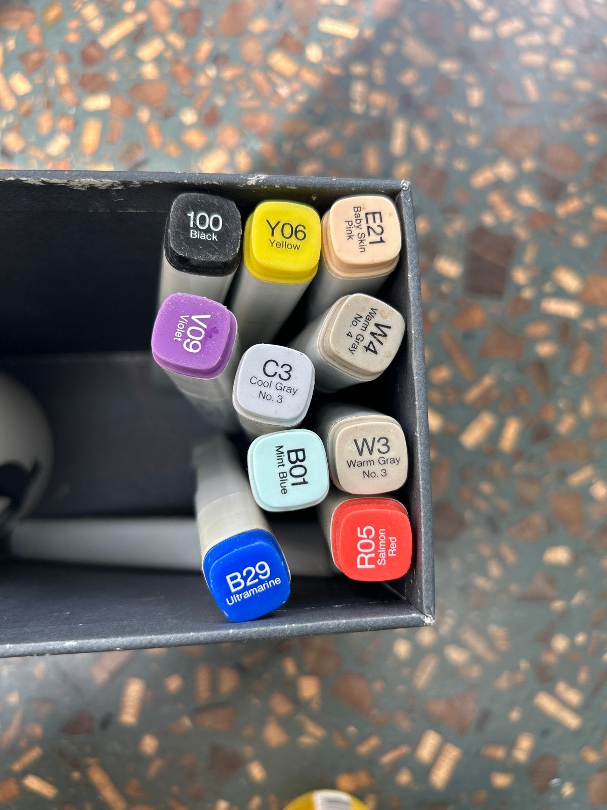 Copic Markers Set en twinmarker - getest en in prima staat, Ophalen of Verzenden, Gebruikt, Potlood of Stift