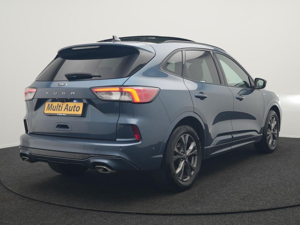 Ford Kuga 1.5 EcoBoost ST-Line X 150pk Dealer O.H. 1800kg Tr, Auto's, Voorwielaandrijving, 15 km/l, Zwart, 150 pk