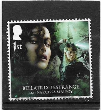Engeland 2023 Harry Potter – Bellatrix Lestrange & Narcissa, Verzenden, Gestempeld