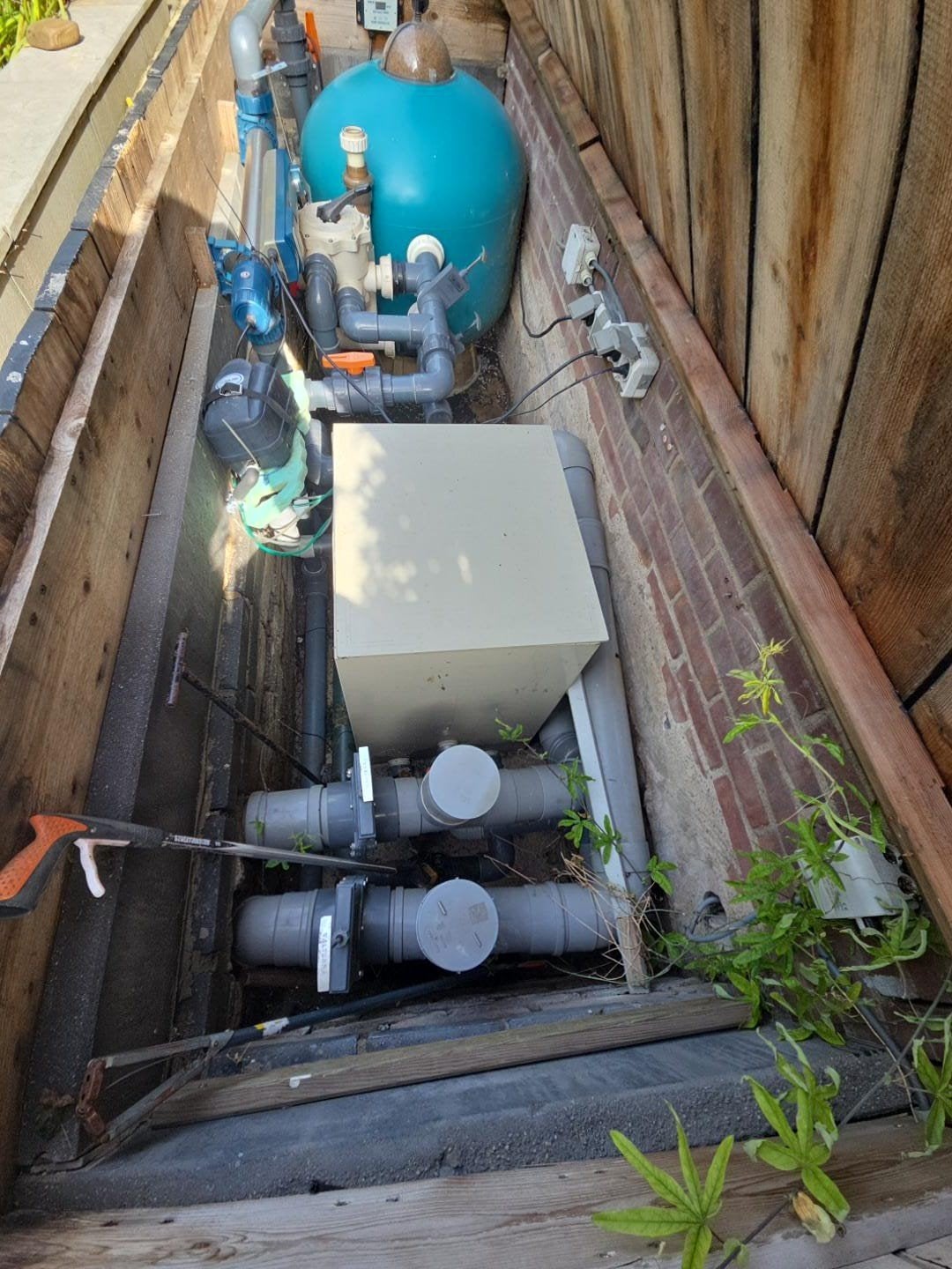 Complete Filterinstallatie van koivijver. Wegens Verhuizin, Ophalen, Gebruikt