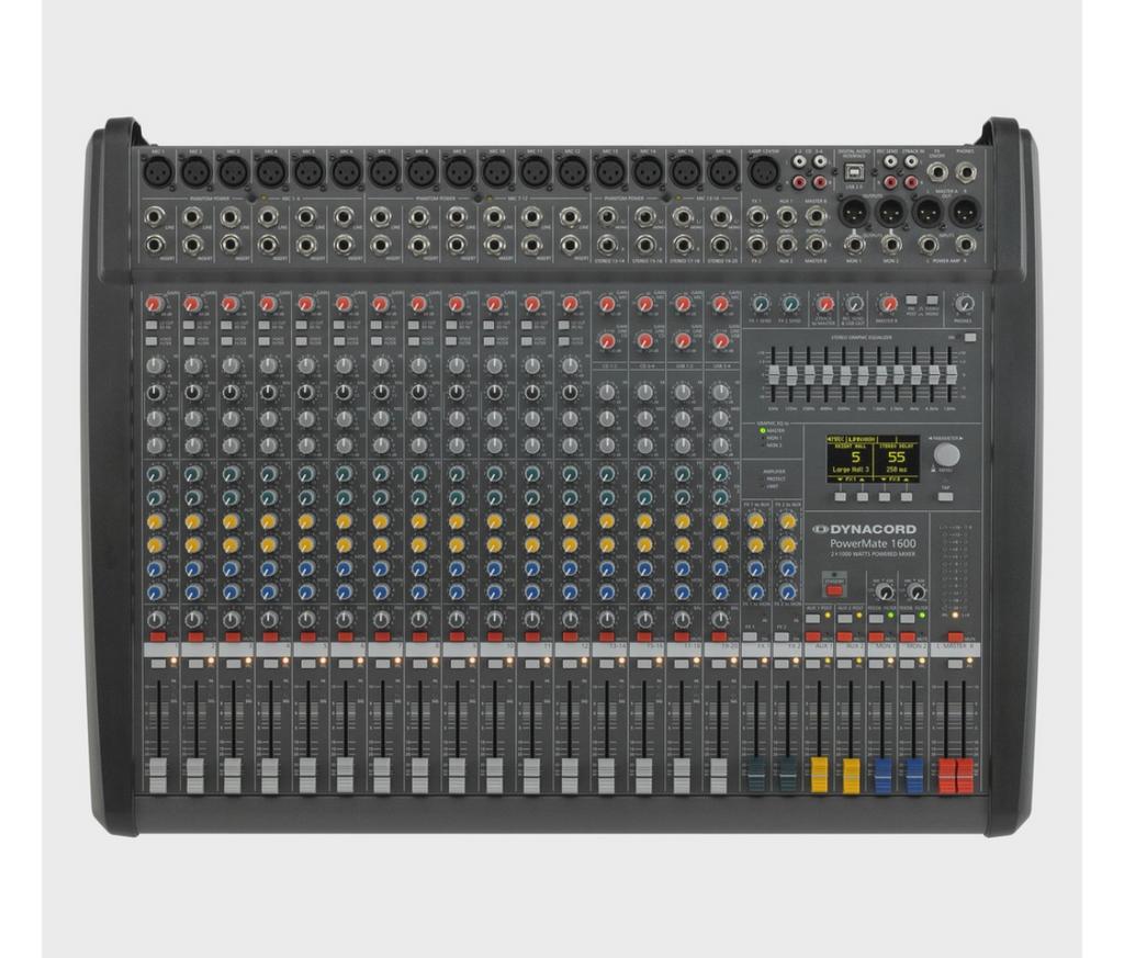 Dynacord Powermate 1600 MK3 – krachtige powermixer, Ophalen of Verzenden, Zo goed als nieuw