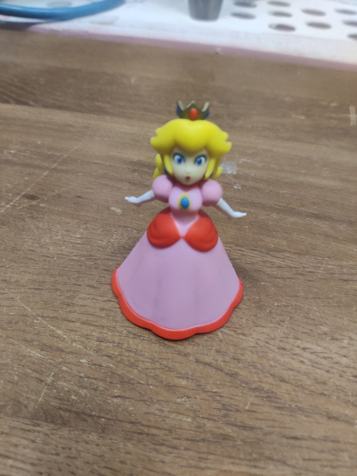 Prinses Peach figuur - Super Mario, Ophalen of Verzenden, Zo goed als nieuw, Jongen of Meisje
