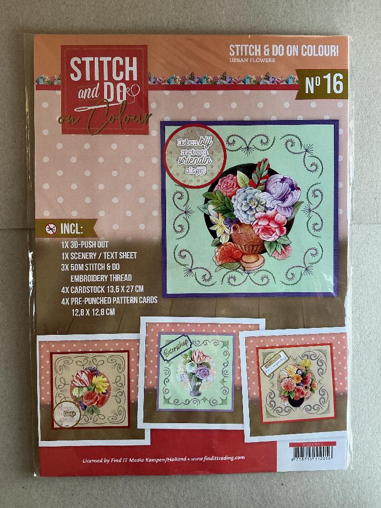 Stitch and Do on colour nr16, Hobby en Vrije tijd, Kaarten | Zelf maken, Ophalen of Verzenden, Nieuw, Overige thema's, Overige typen