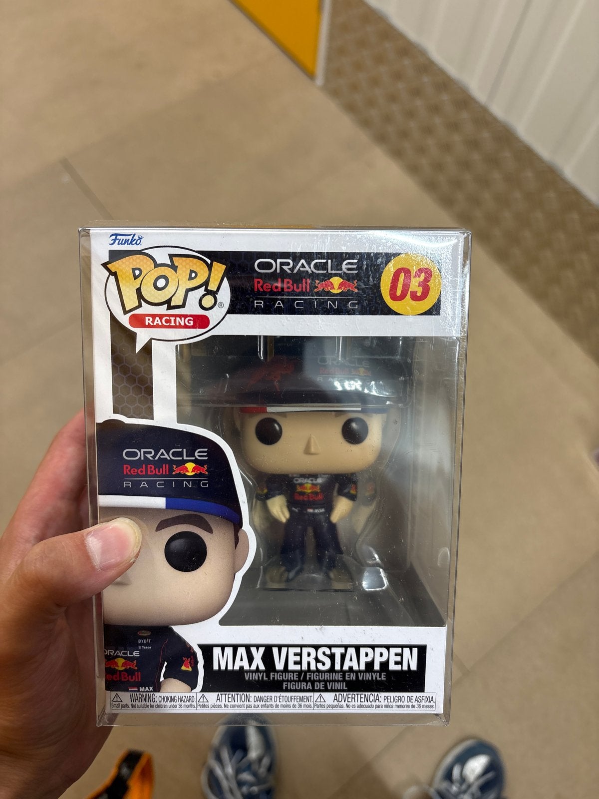 Funko Pop! Max Verstappen Red Bull Racing Figuur 03, Ophalen of Verzenden, Nieuw