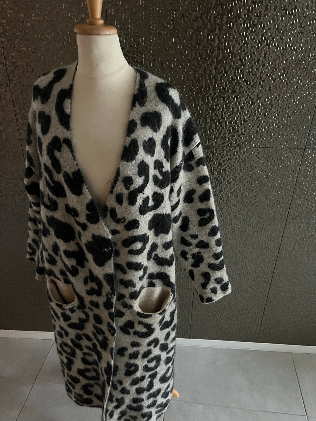 Ragdoll vest met luipaardprint, Verzenden, Zo goed als nieuw, Maat 42/44 (L), Meerkleurig