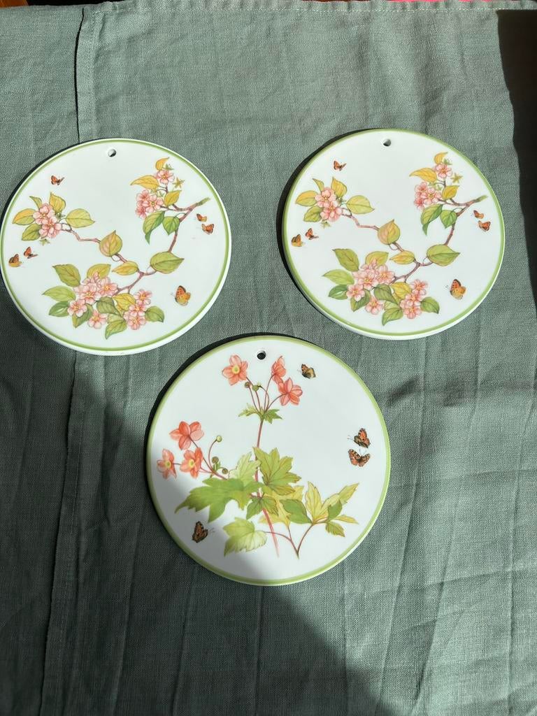 Set van 3 Vintage Mads Stage bordjes / Boterplankjes, Ophalen of Verzenden, Zo goed als nieuw