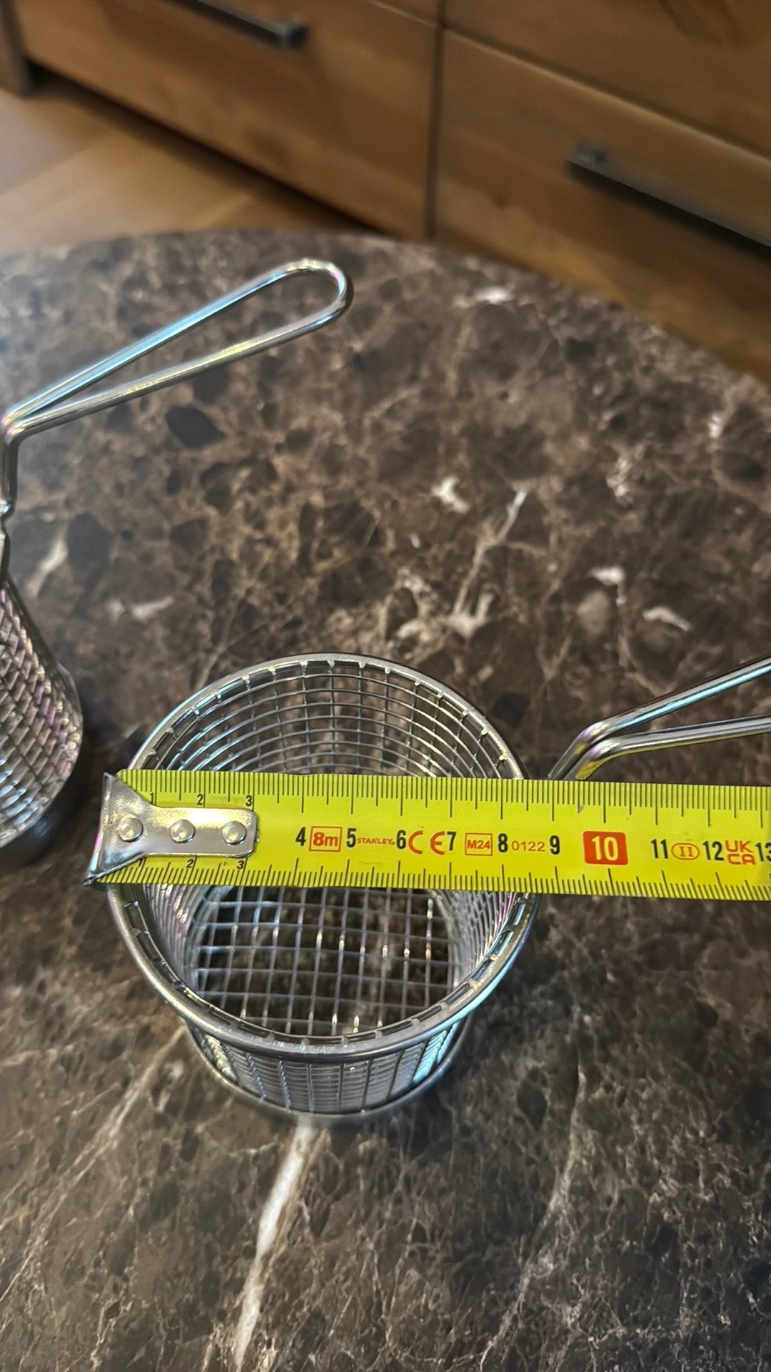 Mini frituurmandjes serveer 2 stuks, Ophalen, Nieuw, Overige stijlen