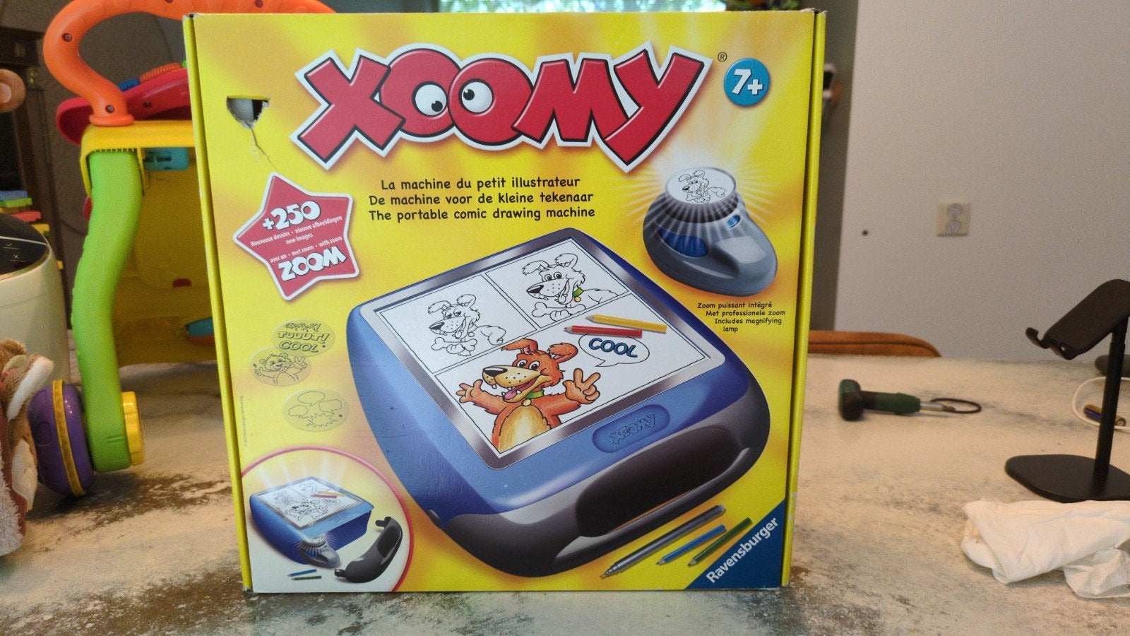 Xoomy Ravensburger tekentafel / tekenmachine, Ophalen of Verzenden, Gebruikt, Knutselen, Met licht