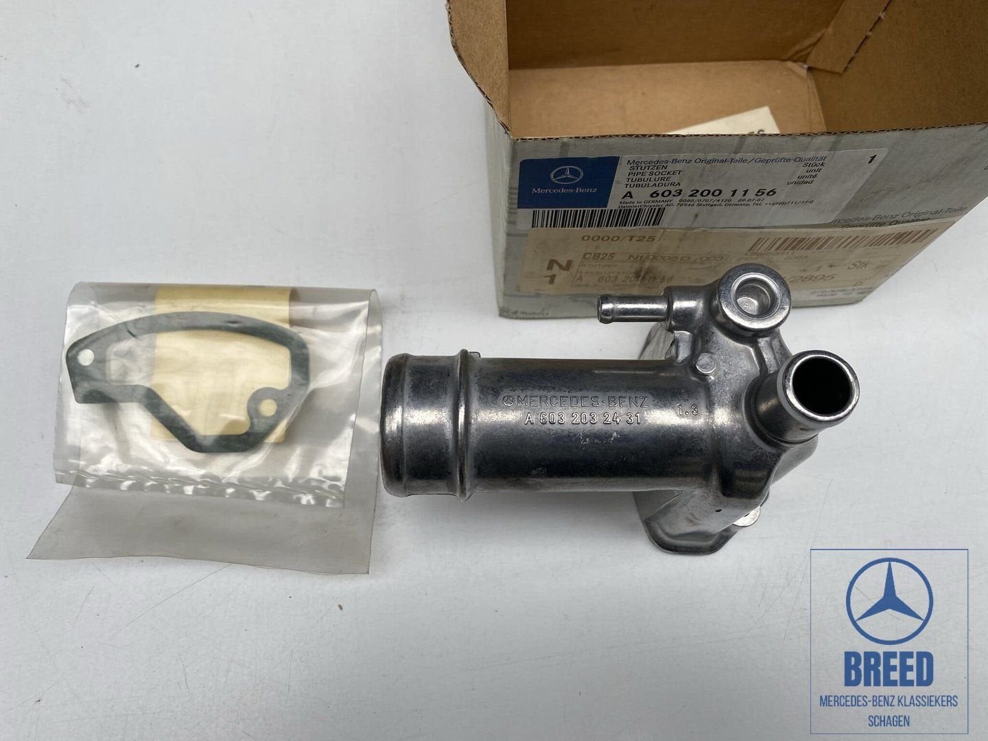 Nieuw: Koelvloeistofpijp voor Mercedes OM601 OM602 motor, Auto-onderdelen, Motor en Toebehoren, -, -, Nieuw, Ophalen of Verzenden