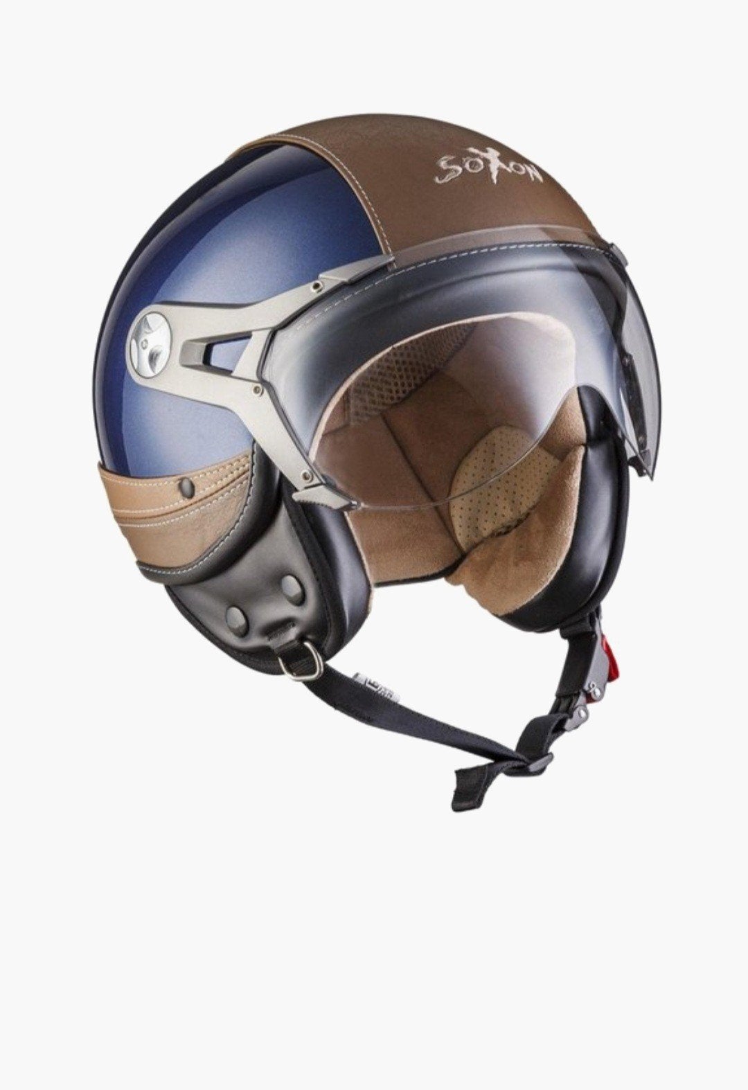 Soxon scooter helm Maat M Zgan, Overige merken, M, Ophalen of Verzenden, Integraalhelm