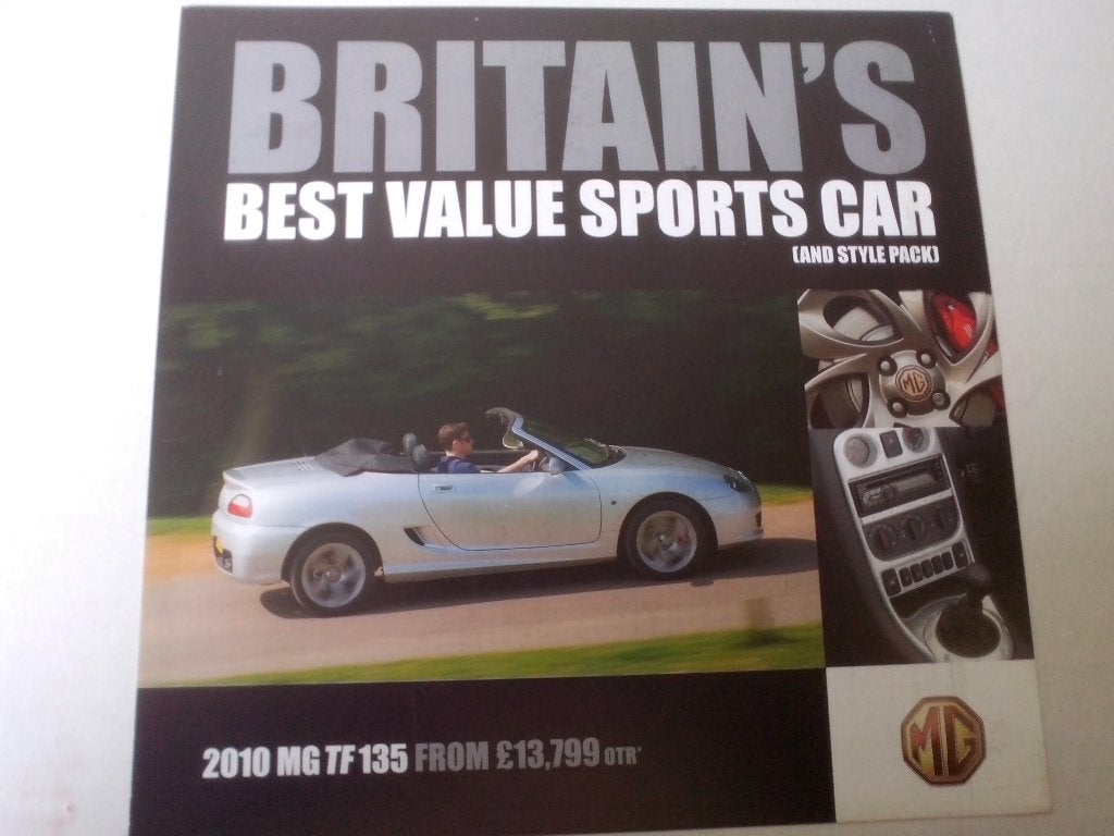 2x MG TF Cabriolet brochures folders 85th Anniversary + 135, Boeken, Ophalen of Verzenden, Zo goed als nieuw, Overige merken