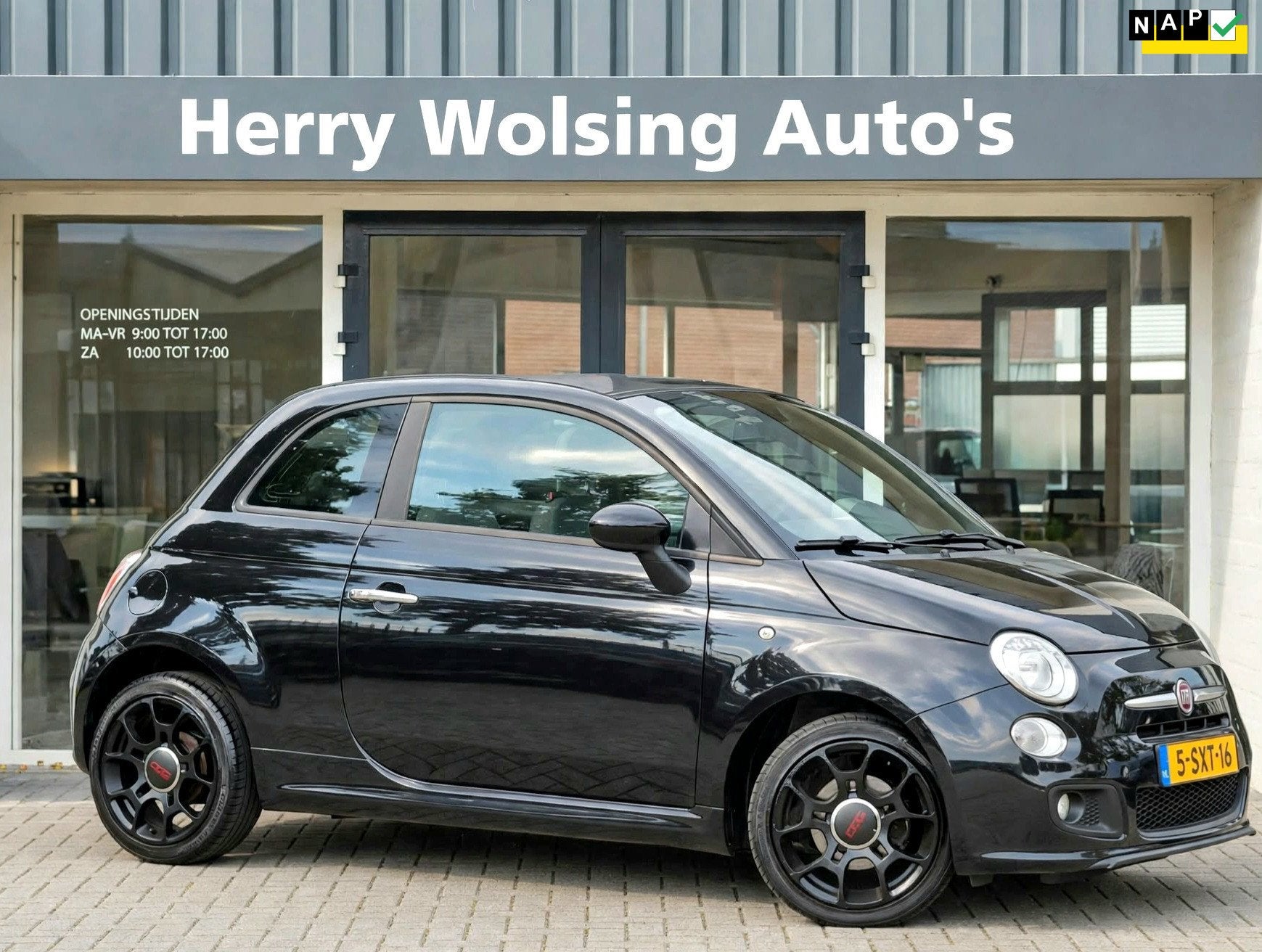Fiat 500 C 0.9 Cabrio Turbo 500S Airco Pdc NAP, Euro 5, 86 pk, Gebruikt, Cabriolet