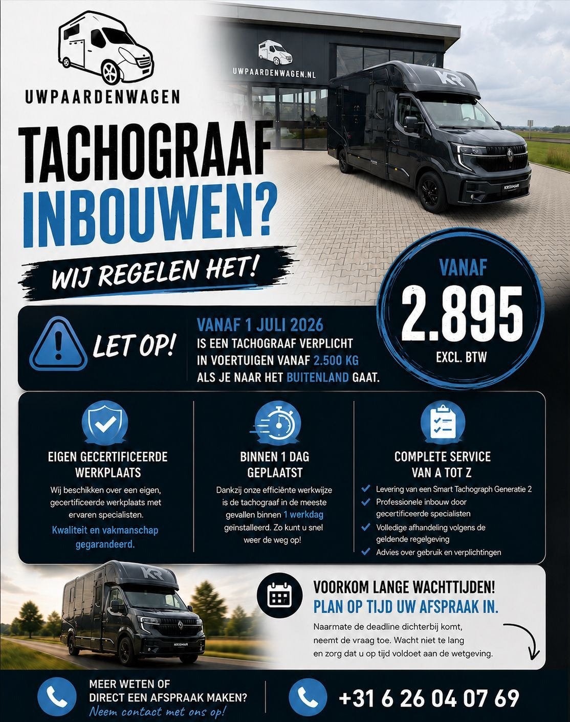 Tachograaf  Bedrijfswagens Paardenwagens Vdo, Ophalen, Zo goed als nieuw, Aluminium, Overige typen