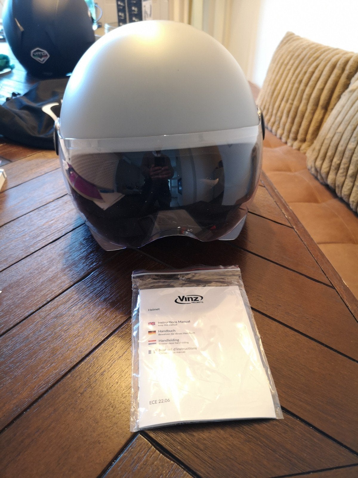 Scooter helm Vinz XXL, Ophalen, Zo goed als nieuw, Extra large of groter