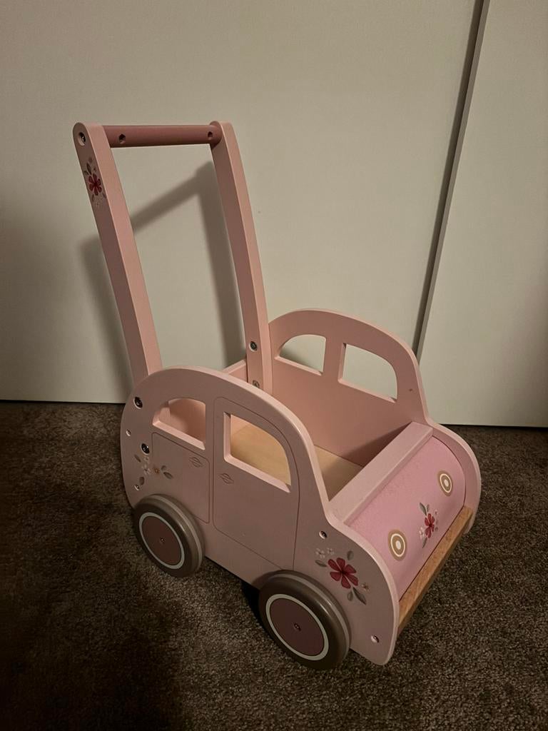 Little dutch loopkar, Kinderen en Baby's, Speelgoed | Poppen, Ophalen, Zo goed als nieuw, Babypop