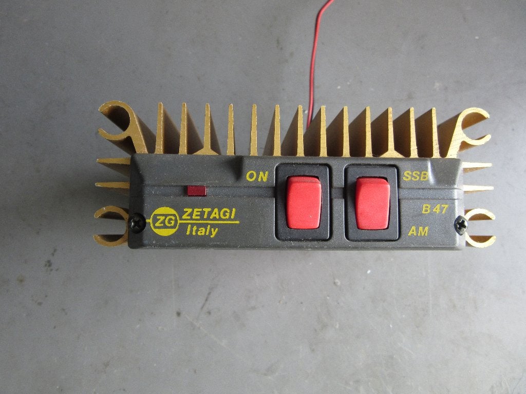Zetagi B47 lineaire versterker, Ophalen, Gebruikt, Zender en Ontvanger