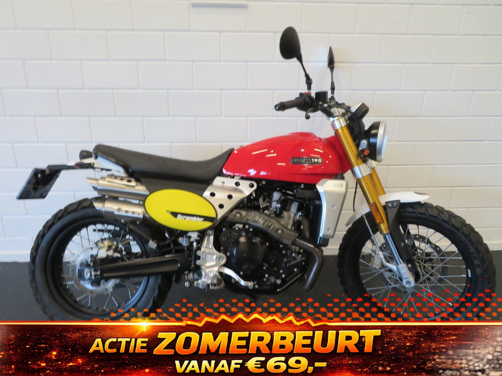 Fantic CABALLERO 500 SCRAMBLER TOP STAAT! (bj 2019), Motoren, Bedrijf, FANTIC, Naked bike
