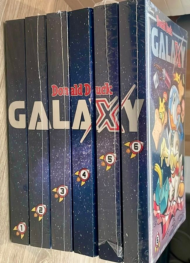 Donald Duck Galaxy pockets 1 t/m 6 NIEUW IN SEAL COMPLEET!, Complete serie of reeks, Ophalen of Verzenden, Nieuw, Donald Duck
