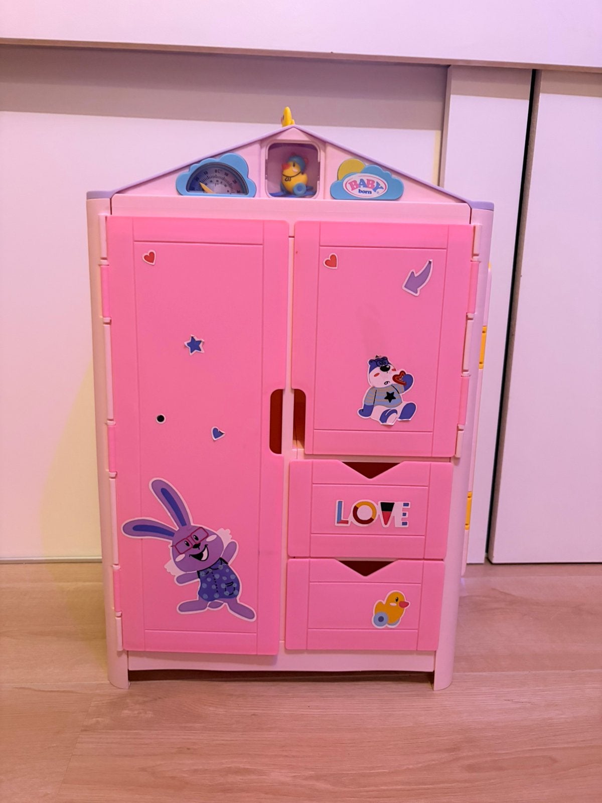 Baby born kledingkast met weerstation, Ophalen, Gebruikt, Accessoires