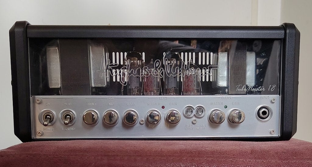 Hughes & Kettner Tubemeister 18 buizenversterker top, Muziek en Instrumenten, Versterkers | Bas en Gitaar, Gebruikt, Gitaar, Minder dan 50 watt