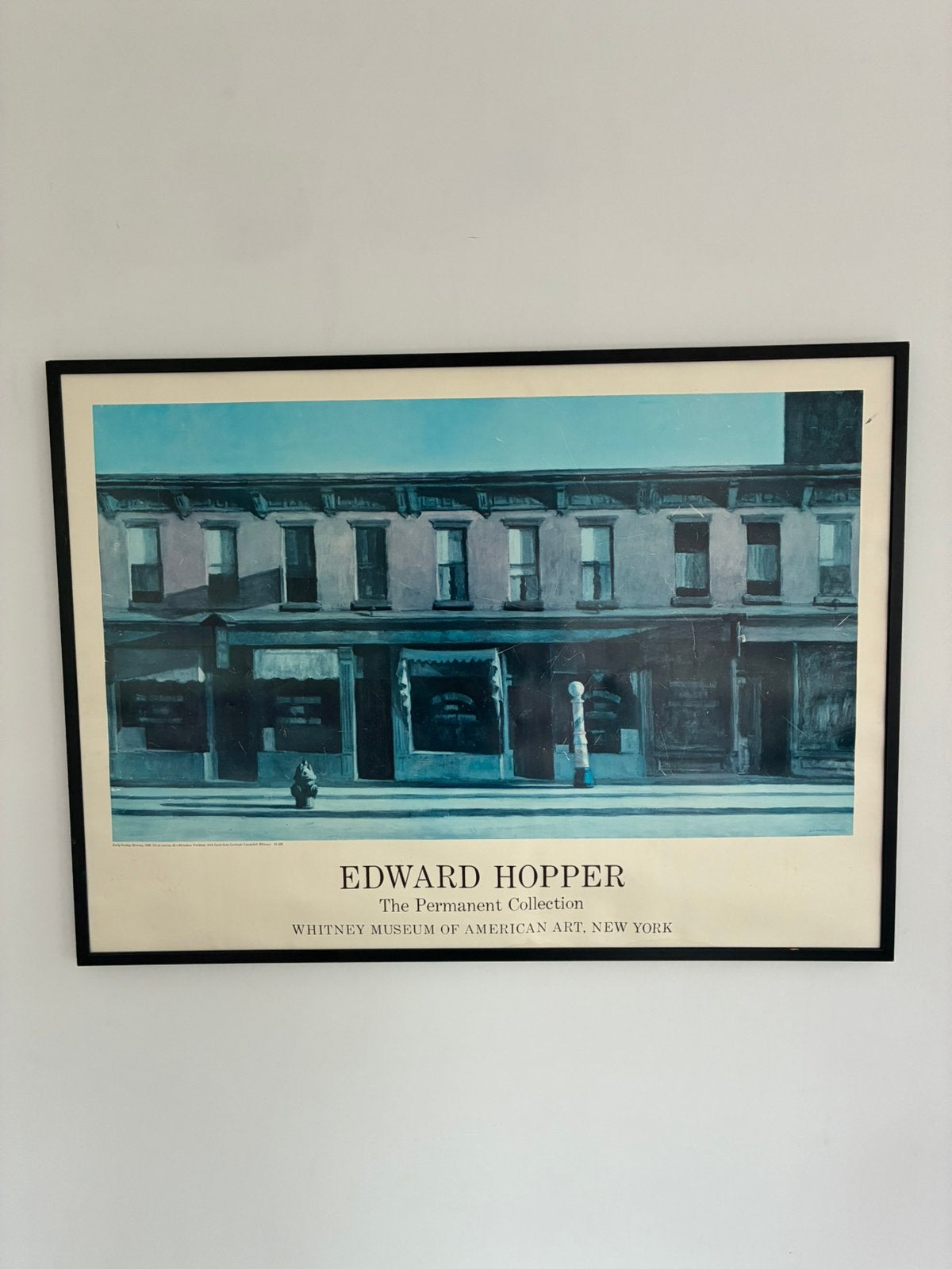 Grote poster Edward Hopper, Ophalen