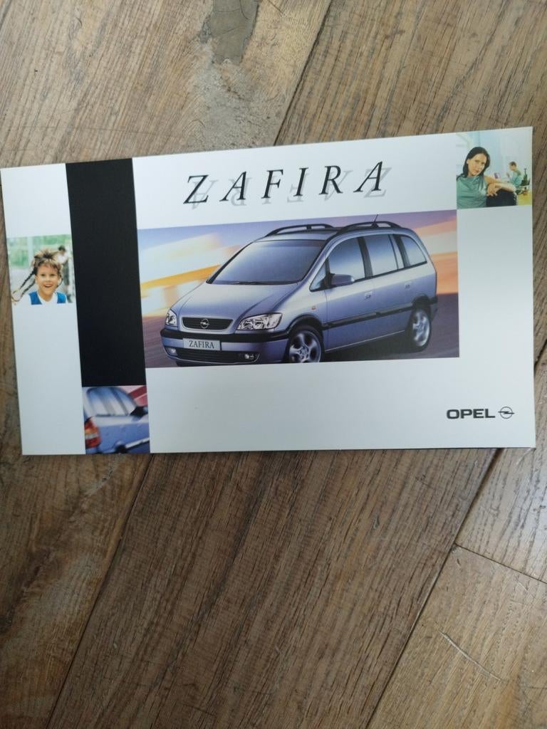 Opel Zafira brochure uit 1999 - Nederlands, 14 pagina's, Opel, Zo goed als nieuw, Opel, Ophalen of Verzenden