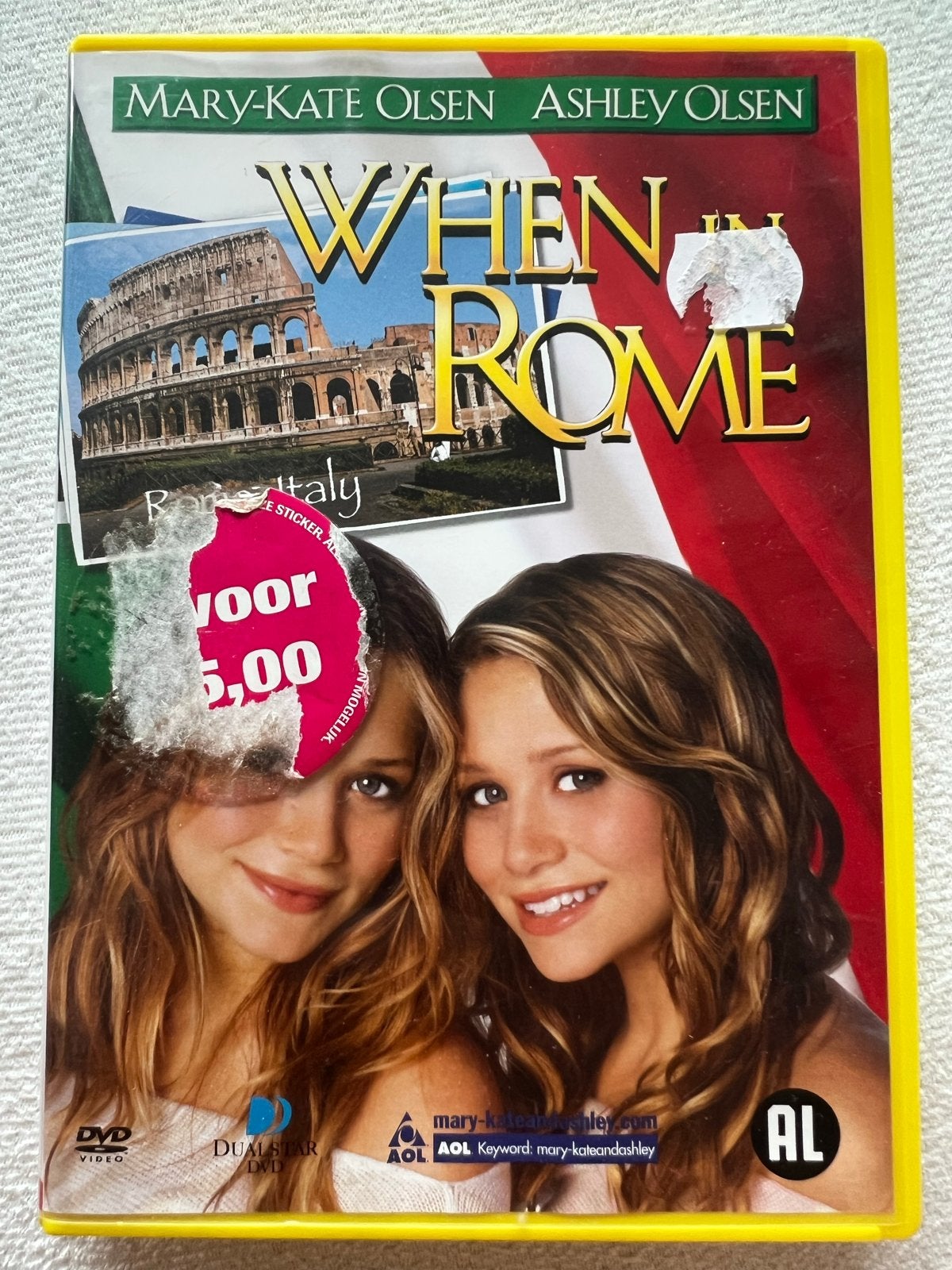 When in Rome - Mary-Kate & Ashley Olsen DVD, Alle leeftijden, Nederlands, Ophalen of Verzenden, Familie