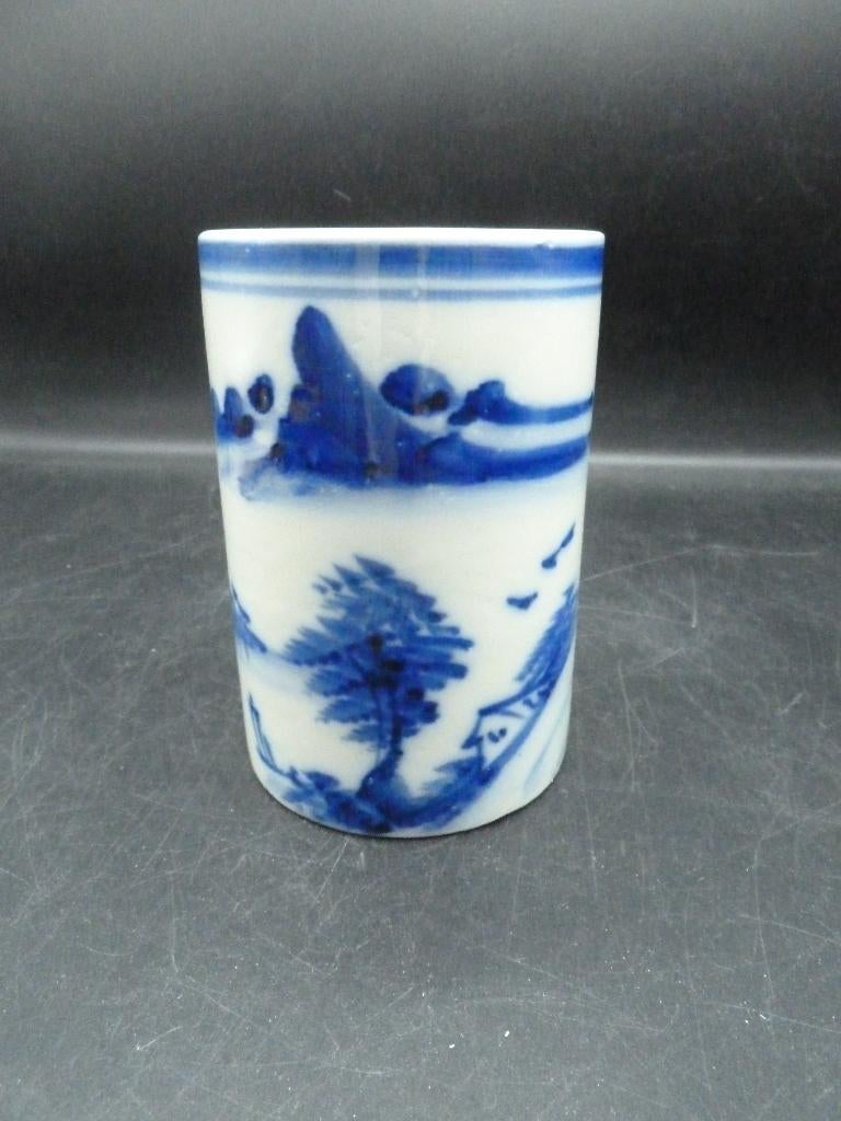 Chinese blauw witte penseelpot, Antiek en Kunst, Antiek | Porselein, Ophalen