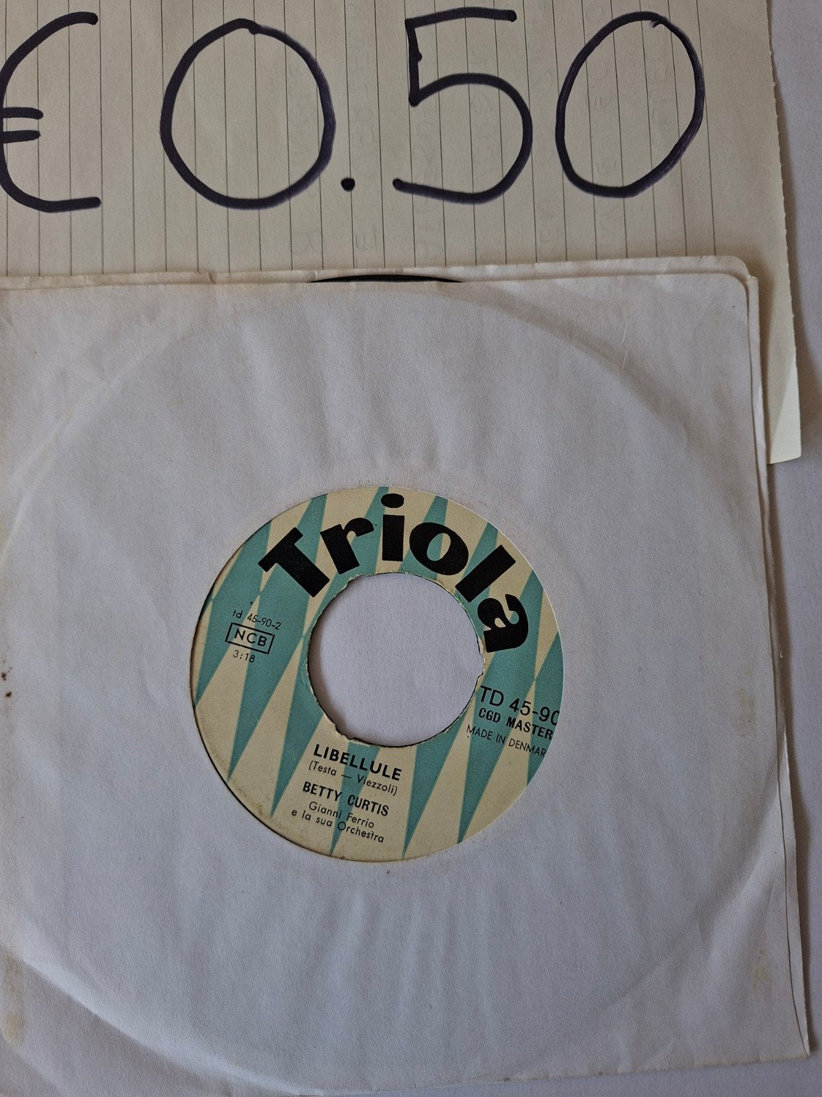 Betty Curtis, Ophalen of Verzenden, Gebruikt, 7 inch, Pop