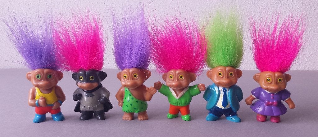 6 Trollen - nr. 1 t/m 6 - Soma - jaren 90 / vintage, Gebruikt, Ophalen of Verzenden, Soma, Nvt