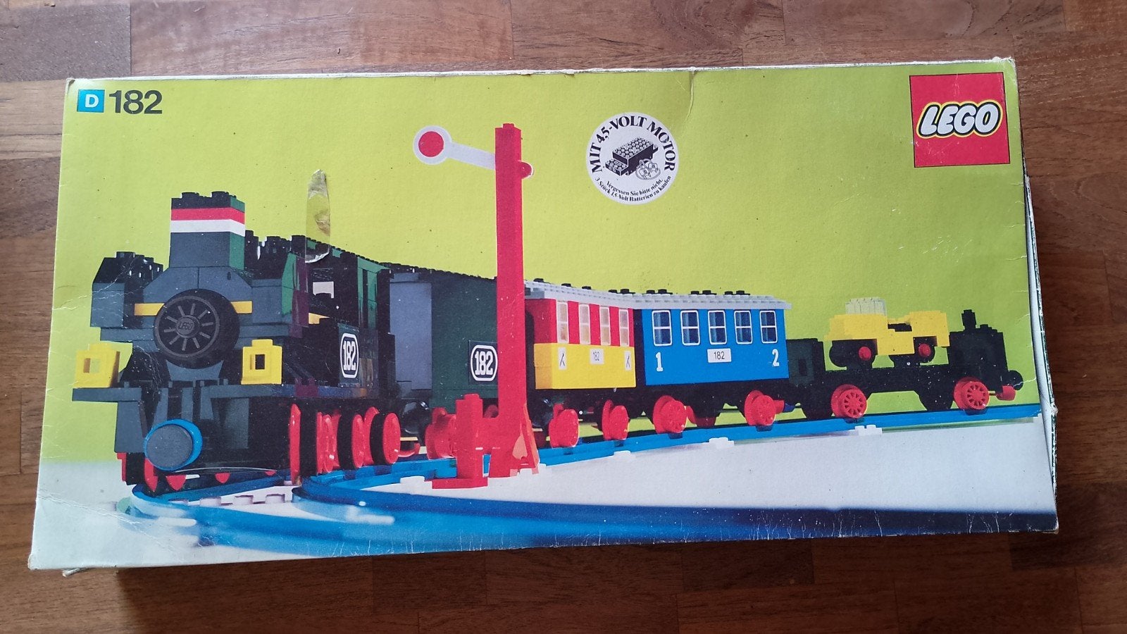 Vintage LEGO Trein Set D 182  - Zeldzaam! Alleen de doos, Kinderen en Baby's, Speelgoed | Duplo en Lego, Gebruikt, Lego, Complete set
