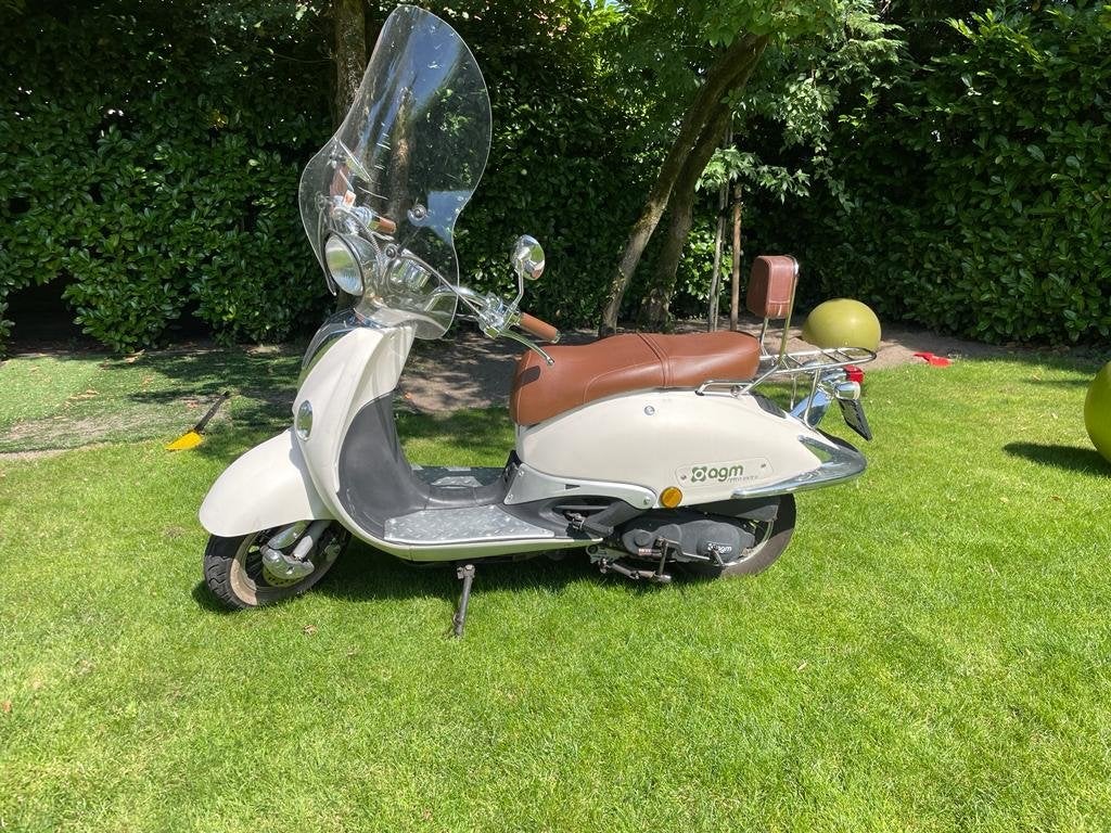 AGM Retro Plus Snor Scooter uit 2014 - 55km/u, Ophalen, Gebruikt, Benzine, Overige merken