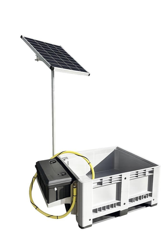 Solar drinkwaterbak, weide drinkbak, jongvee paarden, Meerdere dieren, Schaap