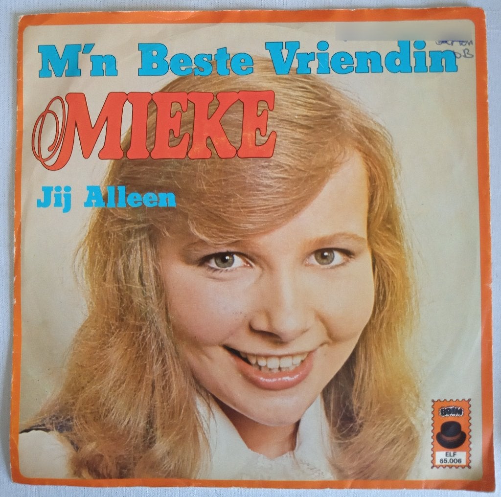 Mieke - M'n Beste Vriendin / Jij Alleen. VG+, Gebruikt, Fotohoes, 7 inch, Ophalen of Verzenden