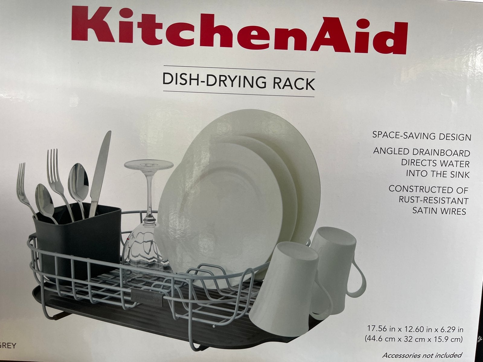 KitchenAid Afwasrek - Nieuw in verpakking - Ruimtebesparend, Bordenrek, Nieuw, Ophalen of Verzenden, Metaal