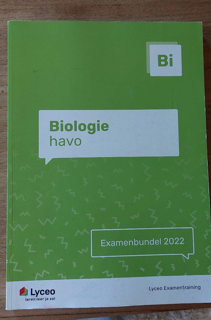 Examenbundel HAVO Biologie, Ophalen of Verzenden, Zo goed als nieuw, HAVO, Biologie