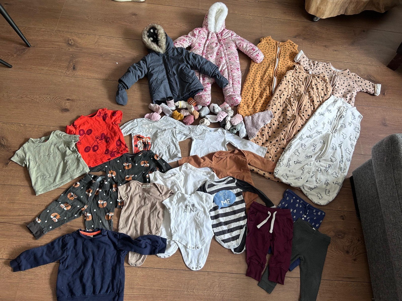 Groot pakket kinderkleding maat 68-80 (gedragen), Ophalen of Verzenden, Gebruikt, Overige maten