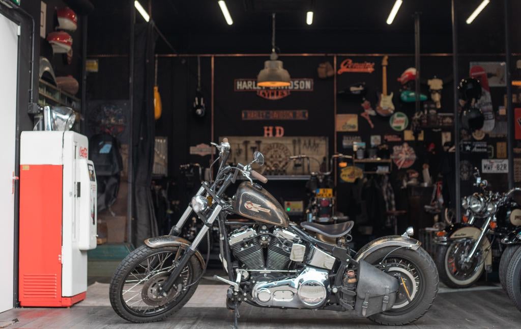 Harley Davidson FXSTC Softail Custom, Motoren, 2 cilinders, 1340 cc, Chopper, Bedrijf