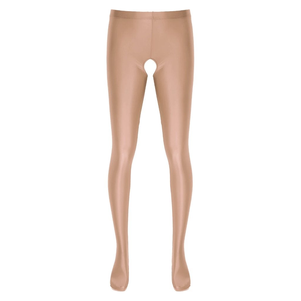 Beige chaps legging / heren dames strakke broek sexy, Verzenden, Nieuw, Overige maten, Beige