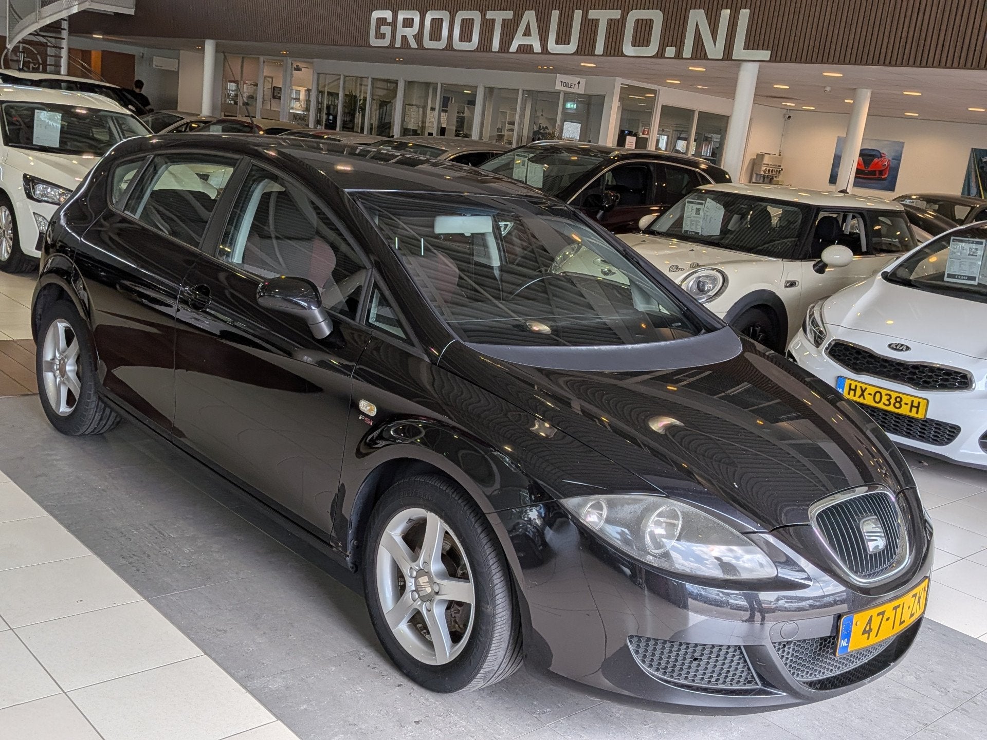 SEAT Leon 2.0 FSI Reference OPKNAPPER, Airco, Cruise Control, Auto's, Voorwielaandrijving, Stof, Gebruikt, 4 cilinders