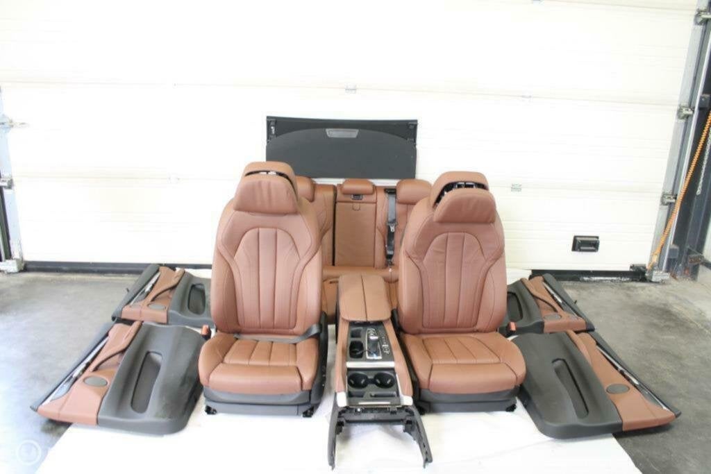 Interieur set bruin leder bmw x6 f16 (2014-heden), Auto-onderdelen